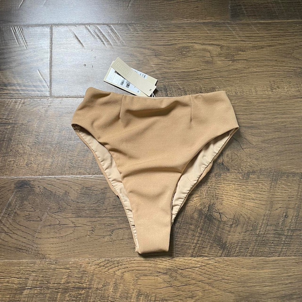 Haight tan bikini bottom